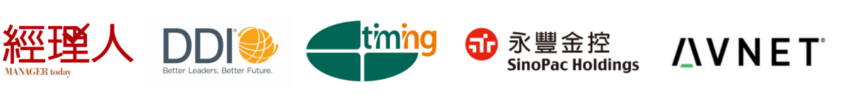 合作企業與管顧品牌標誌：經理人、DDI、Timing、永豐金控、AVNET